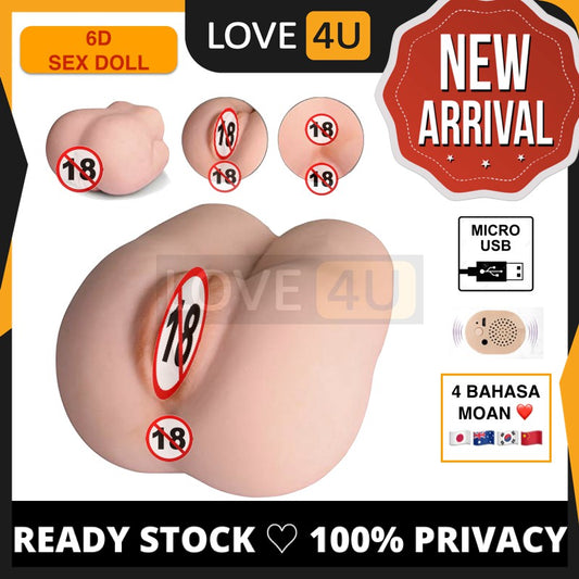 【LOVE4U】6D Sex Doll 4 Language Intelligent Voice Public Lover Realistic Fake Pussy Anal Masturbator Sex Toy Alat Lancap