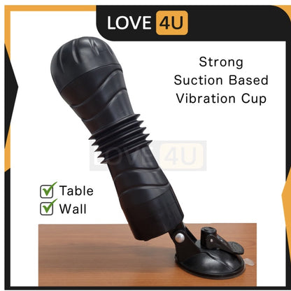 Masturbation Cup With Suction Based Sex Toy For Men Fake Pussy Vibrator Vagina Fleshlight Alat Lancap Seks Laki 【LOVE4U】