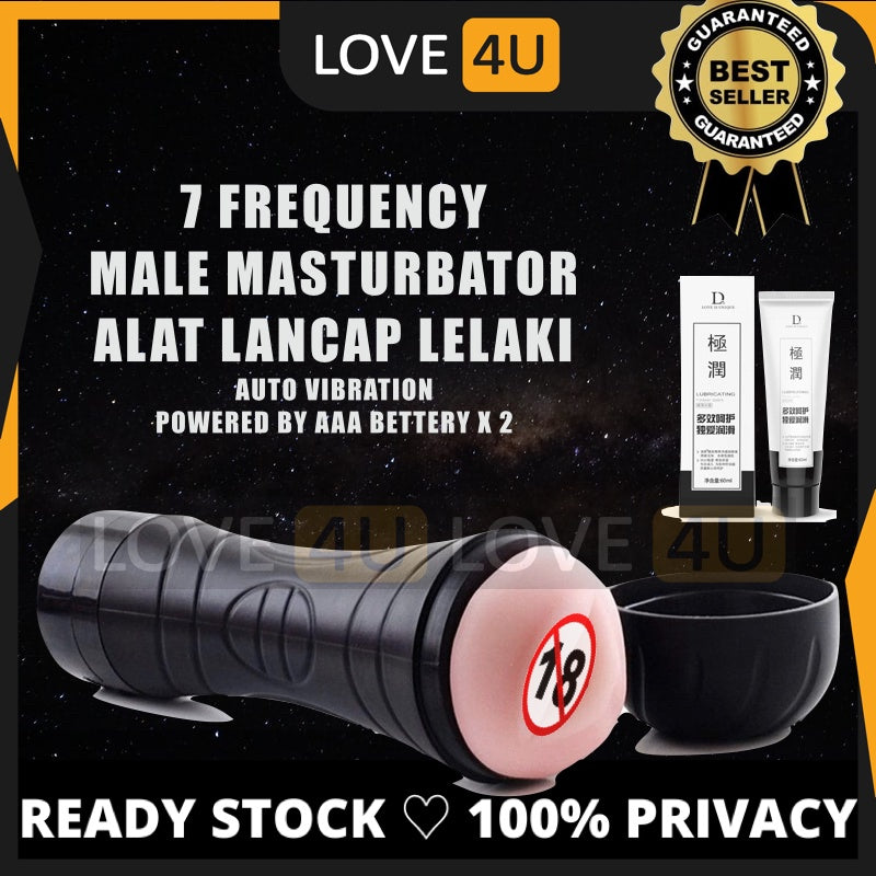 [LOVE4U] Sex Toy For Men Masturbation Cup Fake Pussy Vibrator Vagina Fleshlight Alat Lancap Seks Laki BUZZY Cup 飞机杯