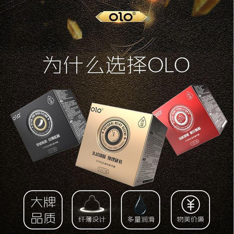 OLO Original Neo Series Condom 10pcs Tahan Lama Time Delay Long Lasting Kondom Nipis Ultrathin Condom For Men 超薄安全套 避孕套