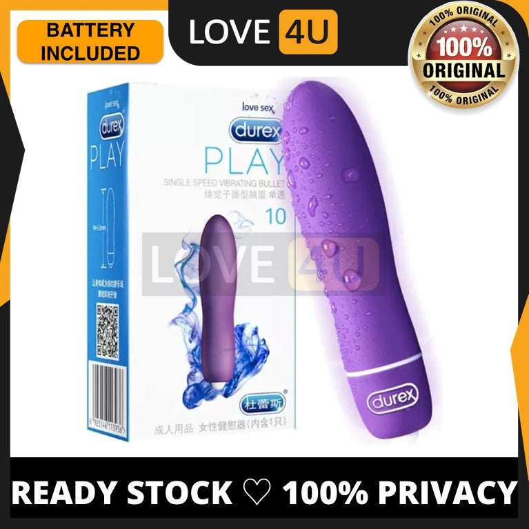 Durex Play 10 S-Vibe Vibrator Massager Sex Toy Waterproof for Women Sex Toys Durex Vibrator Durex Dildo Free Battery