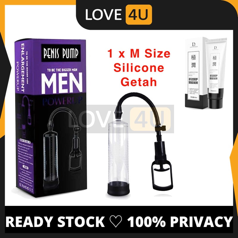 Penis Pump Enlargement Vacuum Bigger Pam Zakar Enlarger Exercise Alat Pembesar Lelaki Sex Toy MEN UP for Men Ready Stock