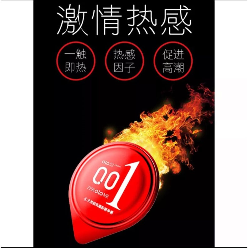 LOVE4U OLO 001 Condom Classic Ultra Thin Anatomic Long Lasting Dotted Hyaluronic Acid 10pcs/Box Kondom