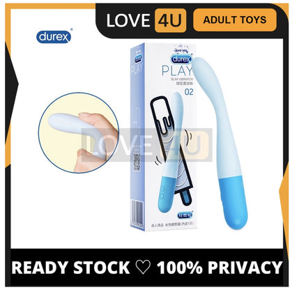 Durex Play 10 S-Vibe Vibrator Massager Sex Toy Waterproof for Women Sex Toys Durex Vibrator Durex Dildo Free Battery