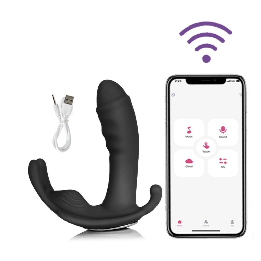 LOVE4U Wearable APP/Remote Control Dildo G Spot Clitoris Stimulator Vibrator/Dildo/Remote Panties Vibrator For Women