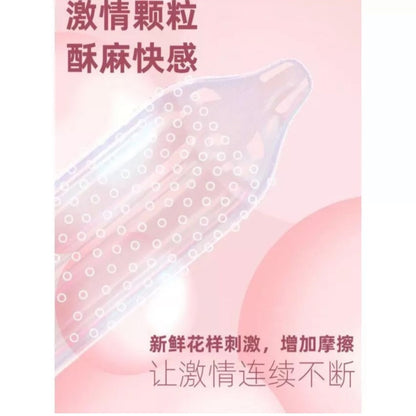 LOVE4U OLO 001 Condom Classic Ultra Thin Anatomic Long Lasting Dotted Hyaluronic Acid 10pcs/Box Kondom