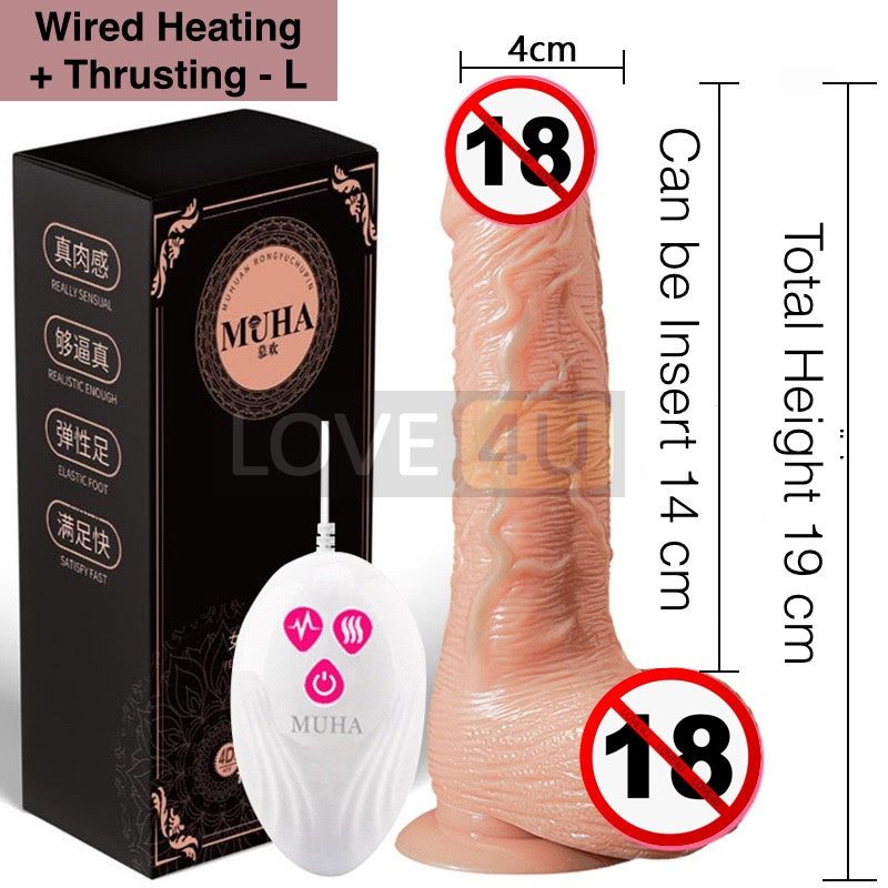 Real Dildo For Women Masturbation Auto Heating Permainan Sex Toy For SM Women Dildo Zakar Palsu Auto Heating 假阳具