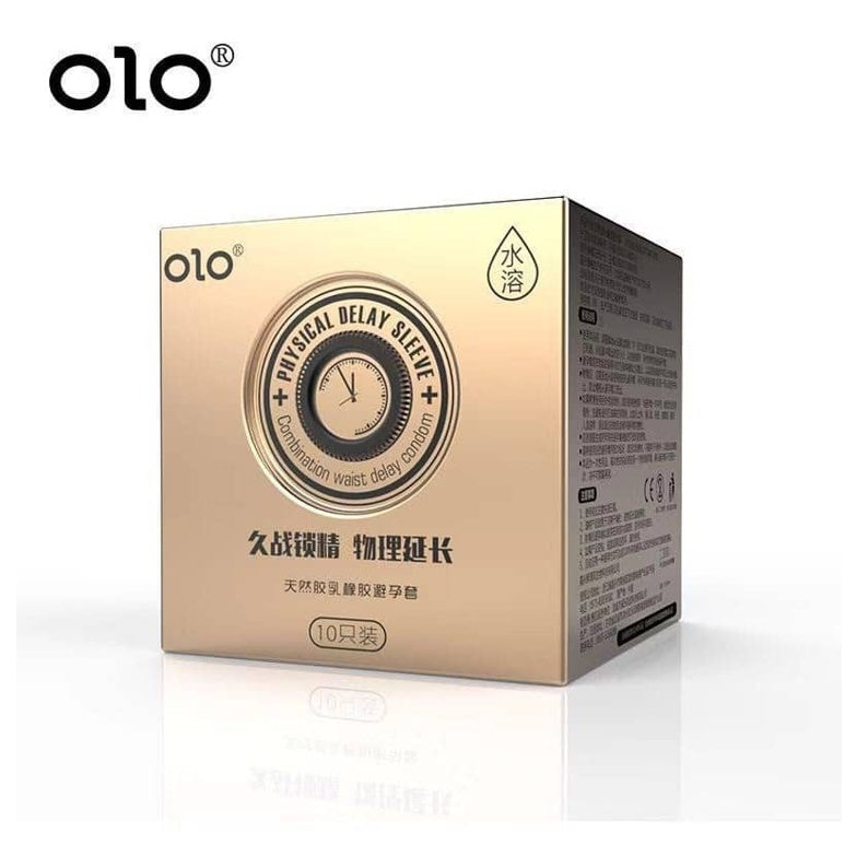 LOVE4U OLO 001 Condom Classic Ultra Thin Anatomic Long Lasting Dotted Hyaluronic Acid 10pcs/Box Kondom