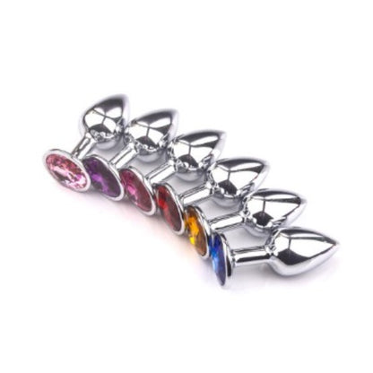 [Ready Stok] Metal Crystal Anal Butt Plug Jewel Sexy Stainless Steel Insert For MEN WOMEN GAY  BDSM 金属肛塞