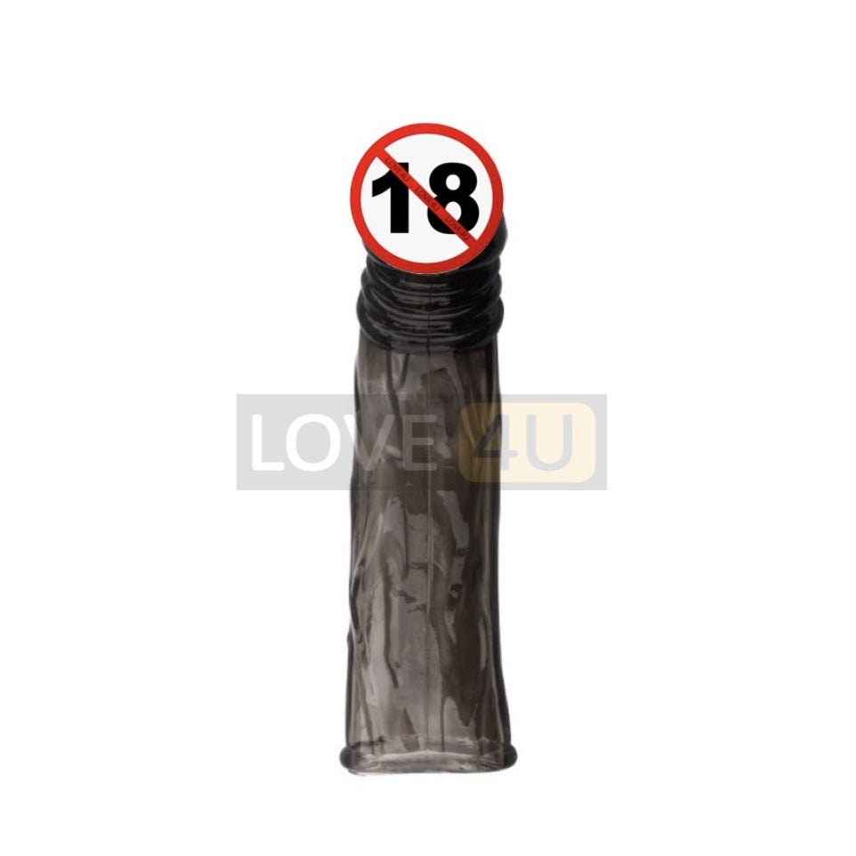 【LOVE4U】Cock Extension Penis Ring Time Delay Penis Sleeve Size Bigger Kondom Tahan Lama Reusable Condom Sleeve Pembesar