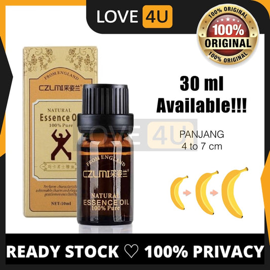 MACA OIL CZLMI Men Enlarge Penis Oil Minyak Zakar Sex Delay Growth Extension Essential Oil Tahan Lama Natural Herbal Oil