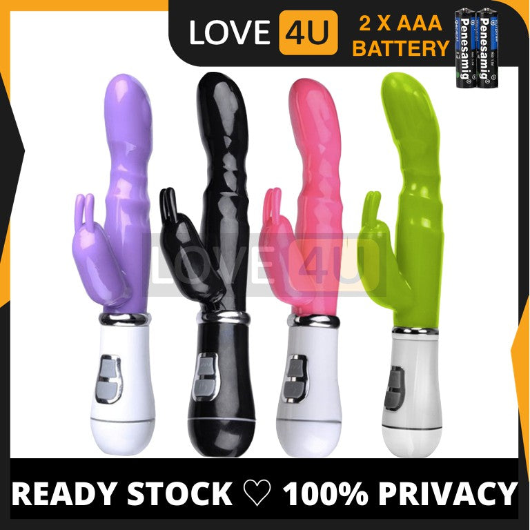 【LOVE4U】DILDO Vibrator Jack Rabbit Vibrating Dildo Thrusting G Spot Vibrator Massager Women Toy with FreeGift 按摩棒