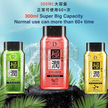 DUAI 300ml Water Based Lubricant Sex Gel Personal Massage Oil Aloe Vera Safe Lube Pelincir Seks Anal Sex Only At LOVE4U