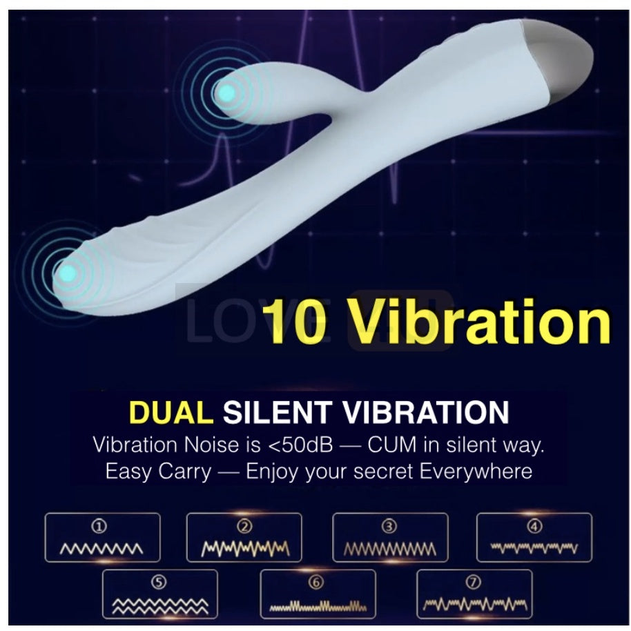 【LOVE4U】DILDO Vibrator Jack Rabbit Vibrating Dildo Thrusting G Spot Vibrator Massager Women Toy with FreeGift 按摩棒