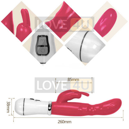 【LOVE4U】DILDO Vibrator Jack Rabbit Vibrating Dildo Thrusting G Spot Vibrator Massager Women Toy with FreeGift 按摩棒