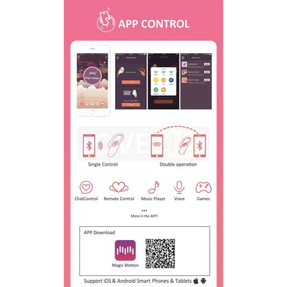 【LOVE4U】Flamingo Smart APP Wireless Vibrator Sex Toy Woman Remote Control Magic Motion Clitoris G-spot Vagina Massager