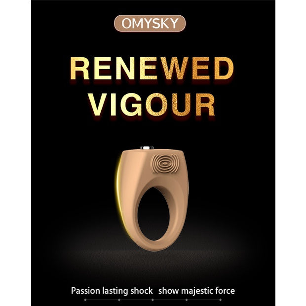 LOVE4U OMYSKY Vibration Ring Cock Vibrator For Men Tahan Lama Long Lasting Cincin Zakar Penis Ring [READY STOCK]