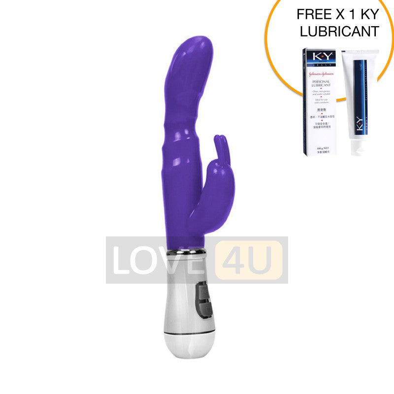 【LOVE4U】DILDO Vibrator Jack Rabbit Vibrating Dildo Thrusting G Spot Vibrator Massager Women Toy with FreeGift 按摩棒