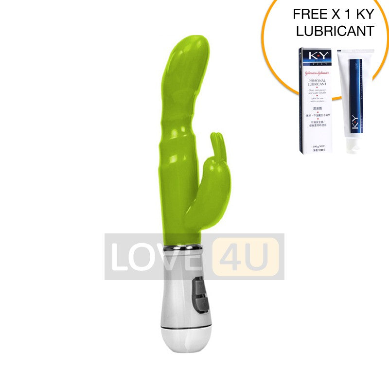 【LOVE4U】DILDO Vibrator Jack Rabbit Vibrating Dildo Thrusting G Spot Vibrator Massager Women Toy with FreeGift 按摩棒