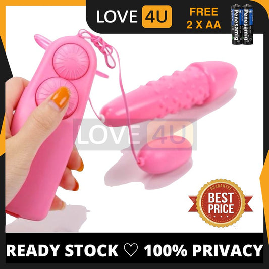 [FEMALE TOY] Jump Egg Bullet Vibrator Massager FREE Lubricant Clitoral G-Spot Stimulators Adult Sex Toy Free Battery 跳蛋