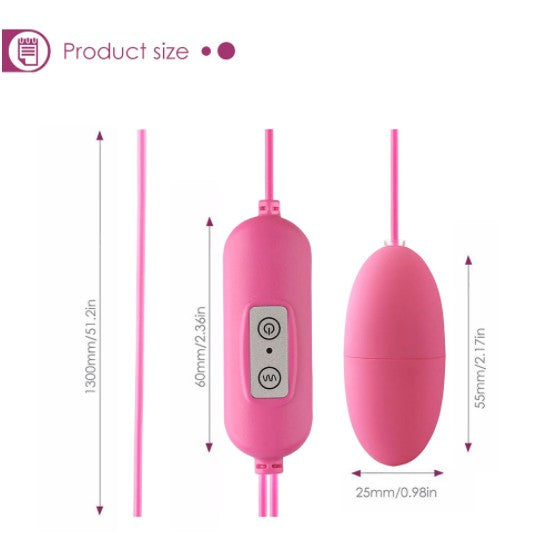 (Ready Stock) 12 Modes Strong Vibration USB Double Bullet Jump Egg Clitoris Vibrator For Women