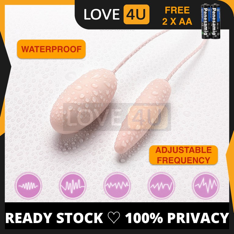 [FEMALE TOY] Jump Egg Bullet Vibrator Massager FREE Lubricant Clitoral G-Spot Stimulators Adult Sex Toy Free Battery 跳蛋