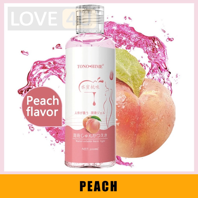 Fruit Lubricant Tono Hime Water Based Lubricant Soluble Gel 200ml Pelincir Perisa Oral Sex Pelincir Seks