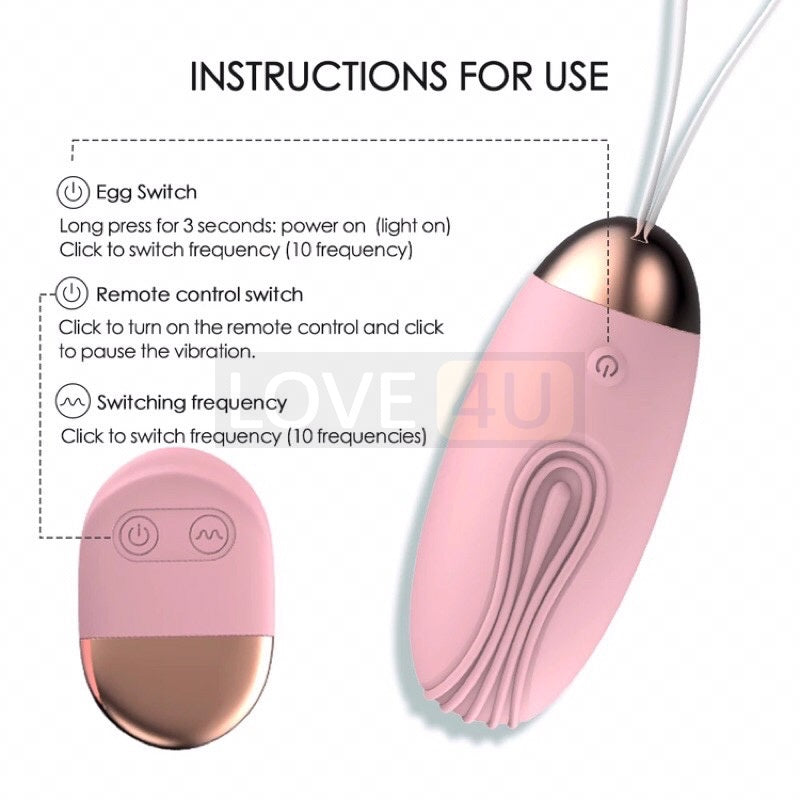 10 Speeds Wireless Remote Control G-Spot Vibrating Eggs Clitoris Stimulator Vagina Kegel Ball Vibrator