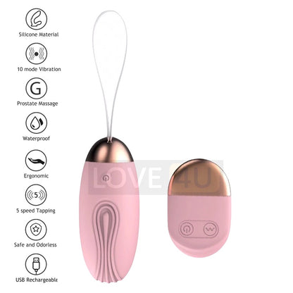 10 Speeds Wireless Remote Control G-Spot Vibrating Eggs Clitoris Stimulator Vagina Kegel Ball Vibrator