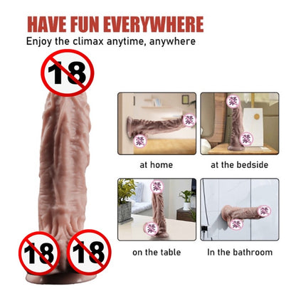 [LOVE4U] Fake Penis TPE Dildo Manual Dildo Masturbation Penis Alat Seks Sex Toy For Women Masturbator 自慰棒按摩棒