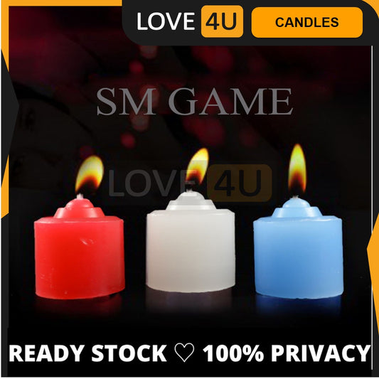 [LOVE4U] Low Temperature Candle SM Toy Drip Candles SM Sex Toy for Adult Relaxation Sex Candles Couple Flirting