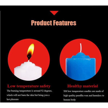 [LOVE4U] Low Temperature Candle SM Toy Drip Candles SM Sex Toy for Adult Relaxation Sex Candles Couple Flirting