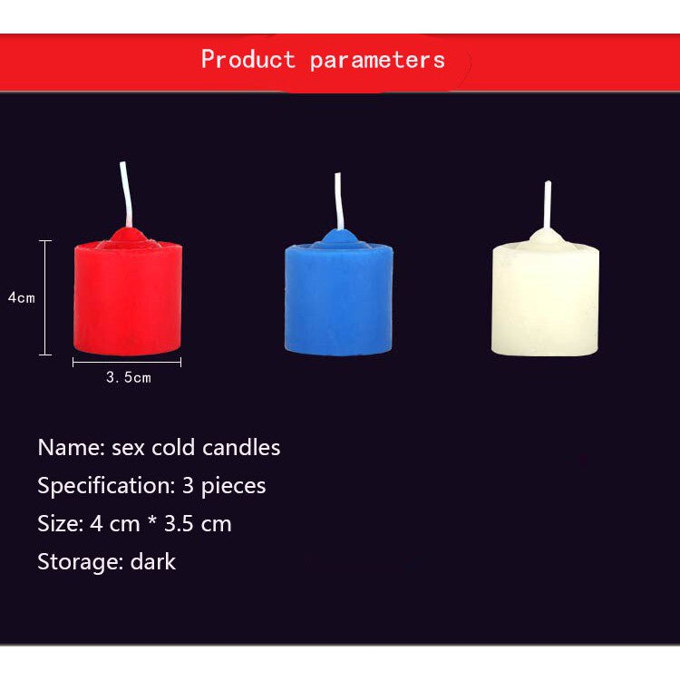 [LOVE4U] Low Temperature Candle SM Toy Drip Candles SM Sex Toy for Adult Relaxation Sex Candles Couple Flirting