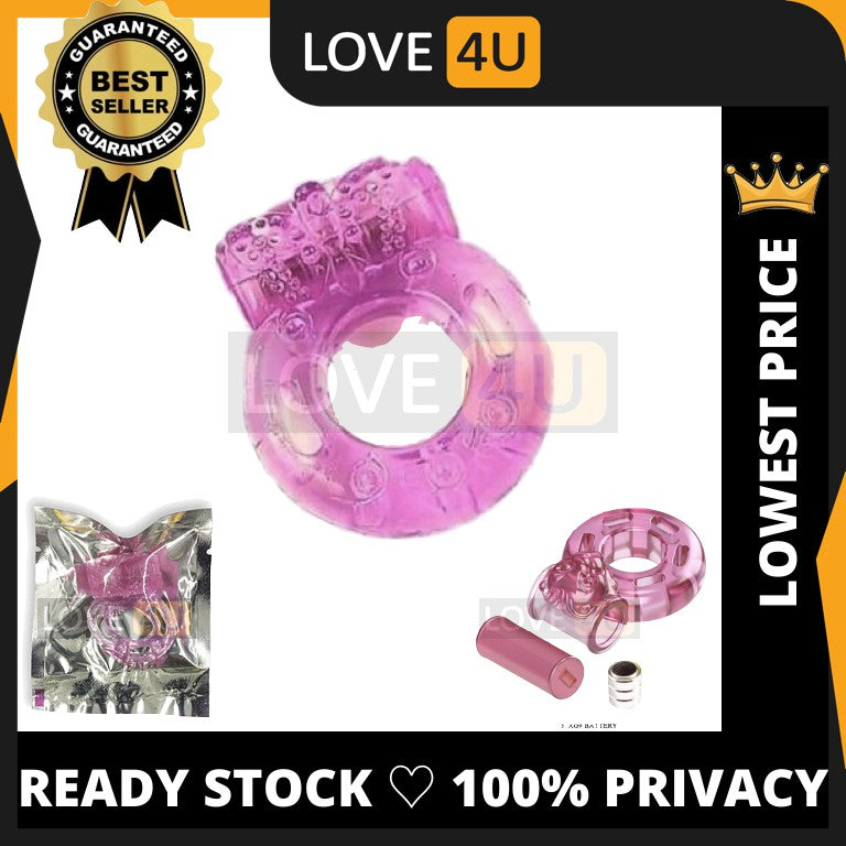 [Cheapest Ready Stock] Men Vibrator Cock Ring Butterfly Ring Penis Ring Delay Ring Sex Toys Lebih Tahan Lama