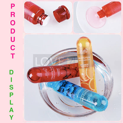 Fruit Lubricant Fruits Fun 80ml Water Soluble Fruity Lubricant Sex Lube Sex Minyak Fruit Pelincir Jelly Sex ( Edible )