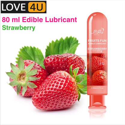 Fruit Lubricant Fruits Fun 80ml Water Soluble Fruity Lubricant Sex Lube Sex Minyak Fruit Pelincir Jelly Sex ( Edible )